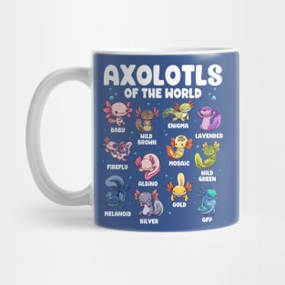 Axolotls of the World Mug